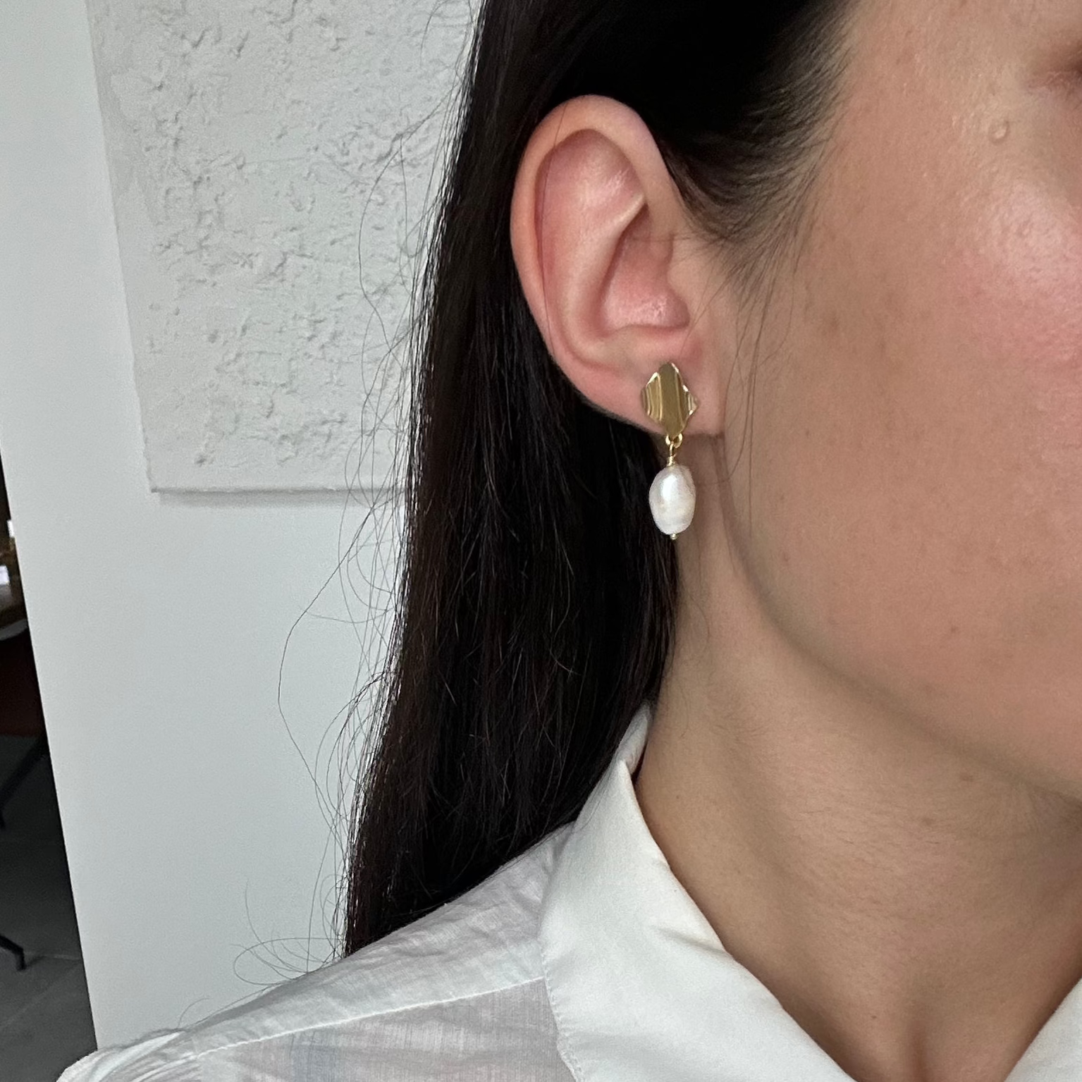 Elle Pearl (forgyldt)